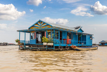 Floating Village In Cambodia