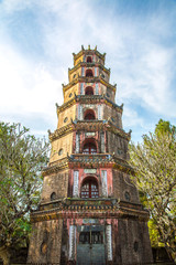 Wall Mural - Thien Mu Pagoda in Hue, Vietnam