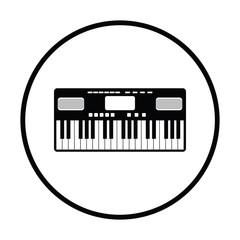 Wall Mural - Music synthesizer icon