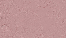 Computer 3D Texture Of Pink Plastered Wall.
