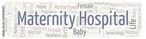 Maternity Hospital In A In A Shape Of Banner Word Cloud Buy