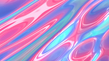 Abstract Liquid Background, Holographic Surface, Reflection, Spectrum.
