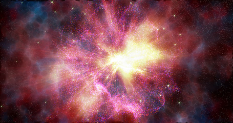 Wall Mural - abstract space galaxy stardust background