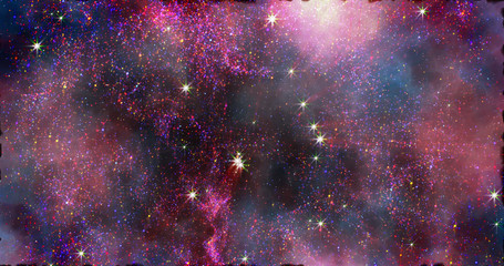 Wall Mural - abstract space galaxy stardust background