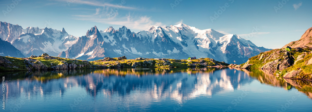 Mont Blanc - obrazy, fototapety, plakaty 