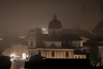 Canvas Print - dust in salzburg