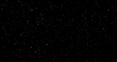 Wall Mural - fireworks on a black background