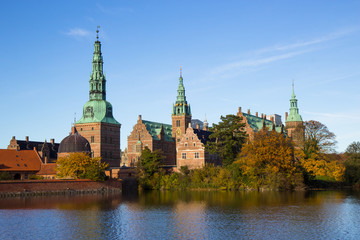 Frederiksborg castle in Hillerod, Denmark