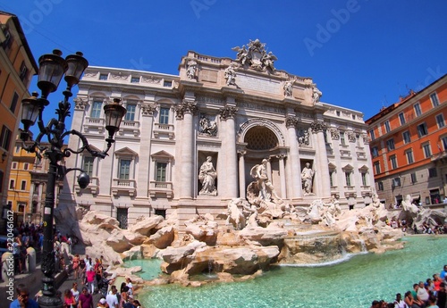 Rome La Fontaine De Trevi Stock Photo Adobe Stock