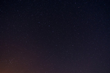 Stars on night sky - constellation Ursa Major (Big Dipper)