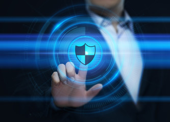 Wall Mural - data protection cyber security privacy business internet technology concept