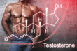 Muscular male body and testosterone hormone formula