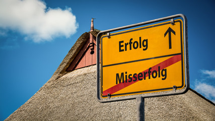 Poster - Schild 359 - Erfolg