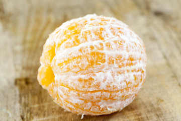 peeled orange mandarin