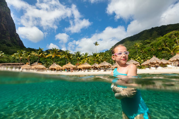 Little girl on vacation