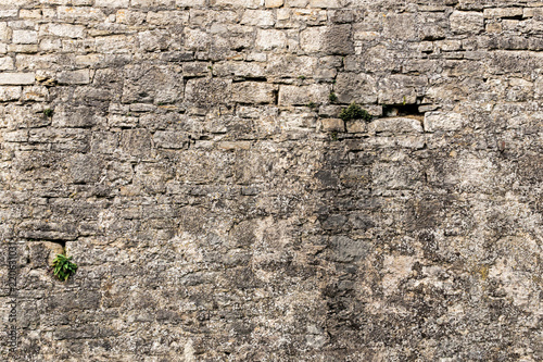 Cuadros en Lienzo old castle wall background / stone wall / brick wall / Steinwand einer alten Bur