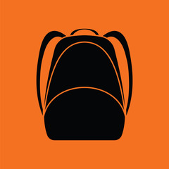 Wall Mural - School rucksack  icon