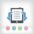 © Myvector - Tablet list icon