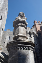 Wall Mural - Architectural details of Castello di Brolio