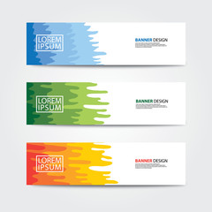 Wall Mural - abstract banner design template. web banner design vector.