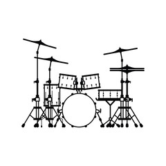 Poster - Drum set icon