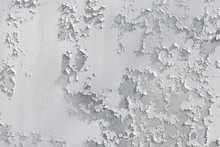 Peeling Painted Wall Background. Old Cracked Grunge Peeling Paint Texture.