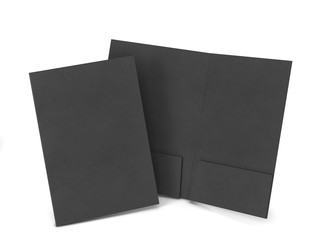 Canvas Print - Blank paper folder mockup