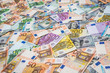 © RomanR - Euro and dollars banknotes  as background