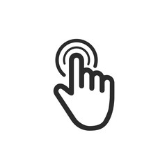 Wall Mural - computer mouse click cursor. cursor icon. vector illustration.