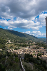 Wall Mural - Views of Assisi and the hills around Assisi from Rocca Maggiore