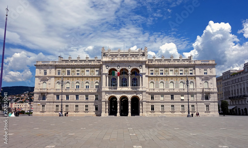 View Of Palazzo Della Luogotenenza Austriaca Piazza Unita D Italia Trieste Italy Stock Photo Adobe Stock