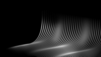 Wall Mural - abstract technology dot wire frame polygon geometry perspective background in half tone color theme.