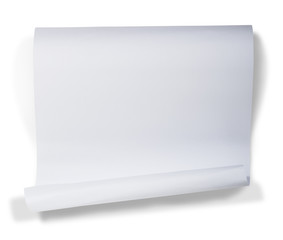 Poster - Rolled up white paper