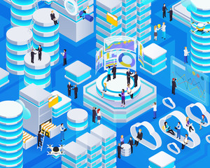 Big Data Isometric Composition