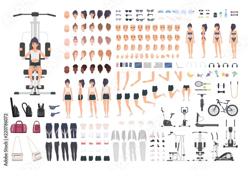 Parts Of Woman's Body - Female Body Parts Icons Set Stock Vector C Bsd