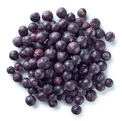 Heap of freeze dried blackcurrants