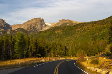 Wall Mural - Bear Lake Road winds through Rocky Mountain National Park