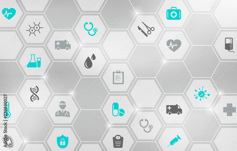 Health Unit Vector healthcare concept - vector illustration Stock Vector | Adobe Stock