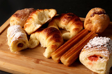 Typical Argentine breakfast called Facturas