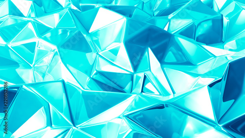 piekny-lazurowy-krystaliczny-tlo-3d-ilustracja-3d-rendering