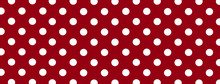 Red Polka Dot Banner