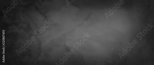 blue green and white watercolor background with abstract cloudy sky concept w...