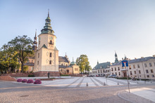 Cathedral Basilica And Place In Kielce