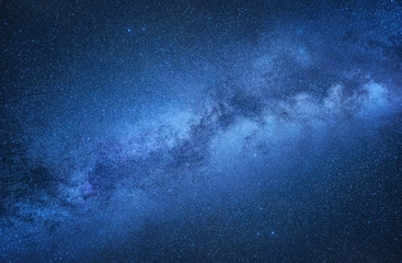 milky way. night sky with stars as a background. natural compositon at the night time. milky way on 