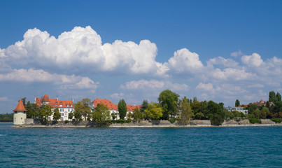 Sticker - Blick auf Lindau am Bodensee