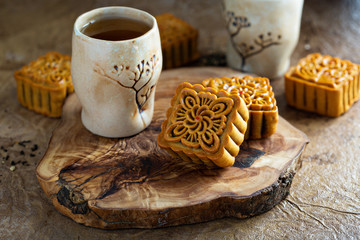 Traditional Chinese mooncakes