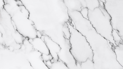 Canvas Print - white marble texture and background.