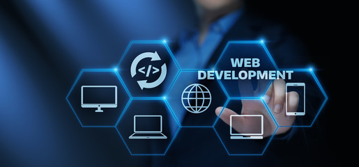 web development coding programming internet technology business concept