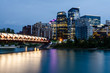 Calgary skyline over Bow River