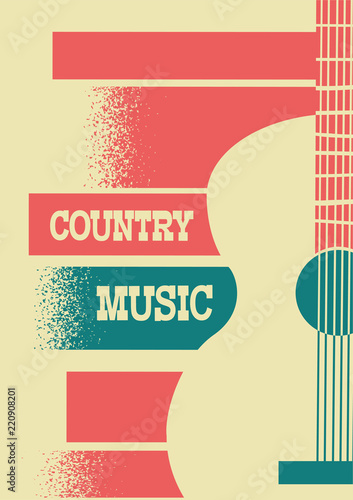 Dekoracja na wymiar  country-music-tlo-z-gitara-akustyczna-instrumentu-muzycznego-i-tekst